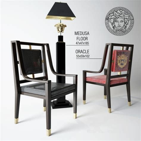 versace medusa chair|versace sofa seating.